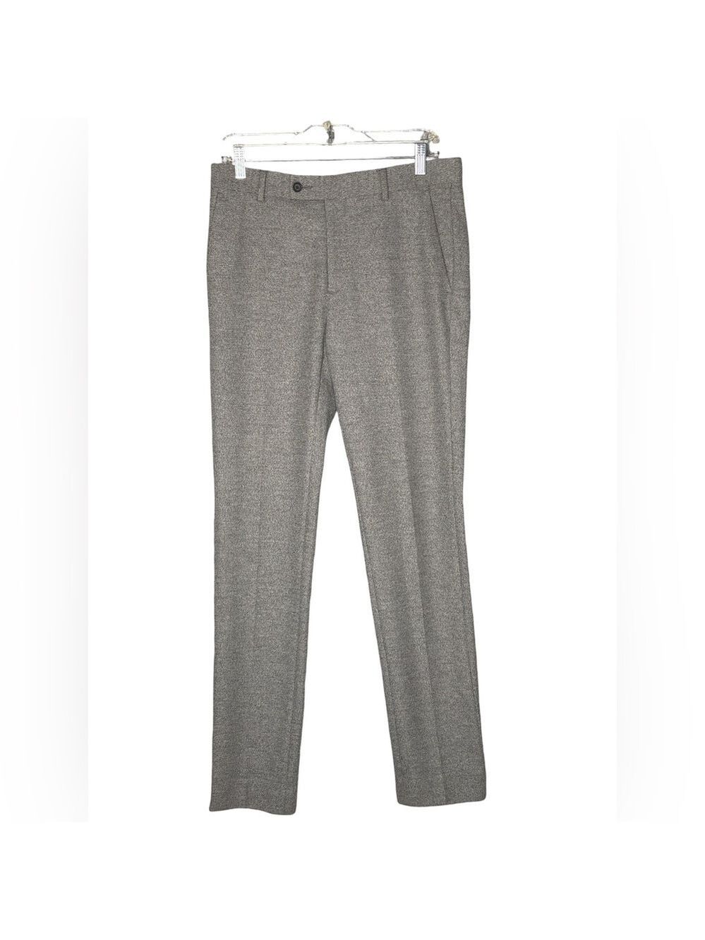 WES Ultra Slim Gray Tweed Men's Dress Pants Size 32
